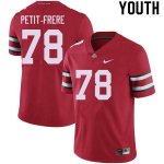 Youth Ohio State Buckeyes #78 Nicholas Petit-Frere Red Nike NCAA College Football Jersey Latest ORN5344DS